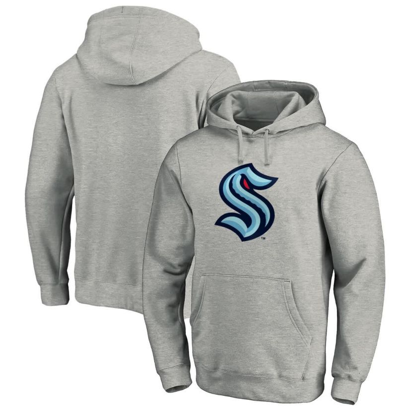 NHL Fanatics ed Seattle Kraken Big & Tall Primary Logo Pullover Hoodie