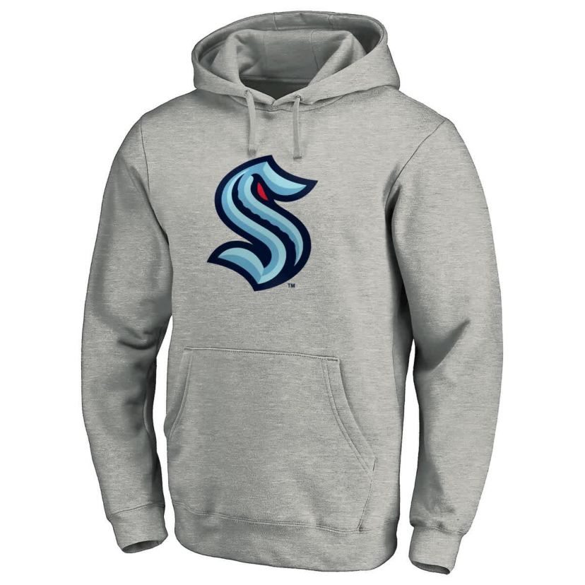 NHL Fanatics ed Seattle Kraken Big & Tall Primary Logo Pullover Hoodie
