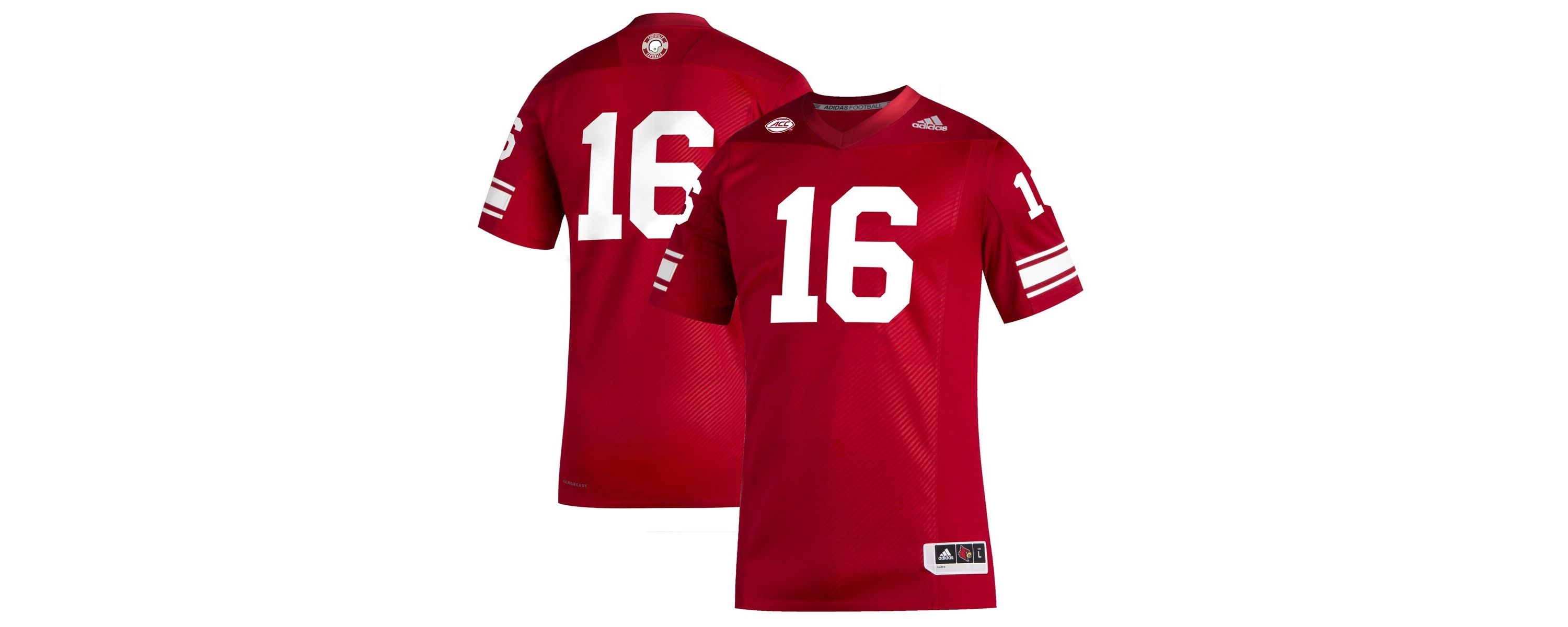 NCAA #16 Louisville Cardinals Premier Strategy Football Jersey