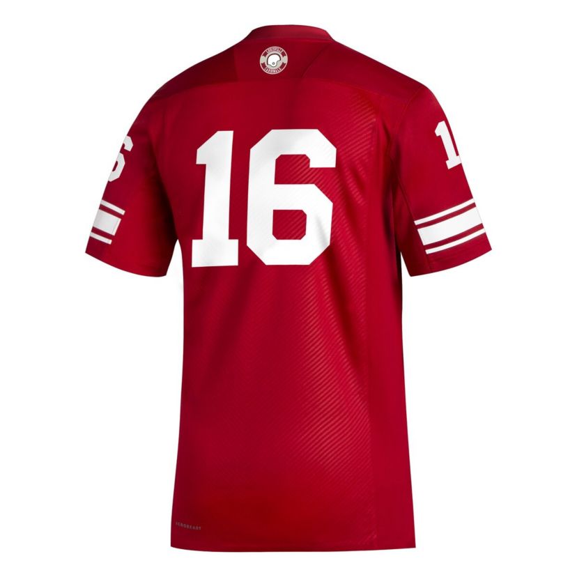 NCAA #16 Louisville Cardinals Premier Strategy Football Jersey