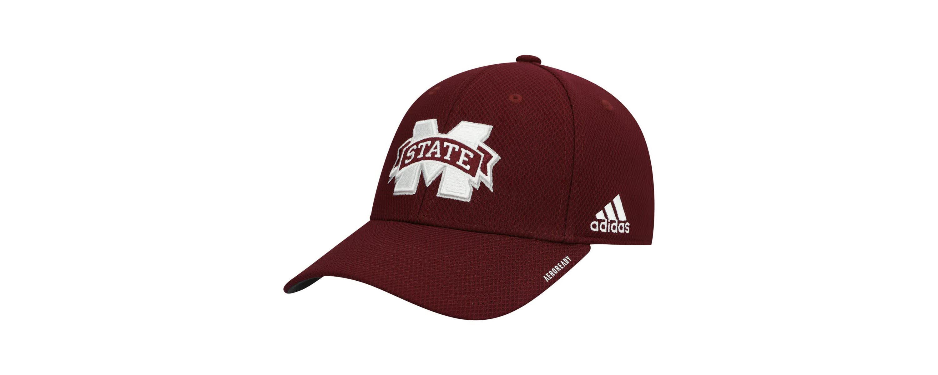 NCAA Mississippi State Bulldogs 2021 Sideline Coaches AEROREADY Flex Hat