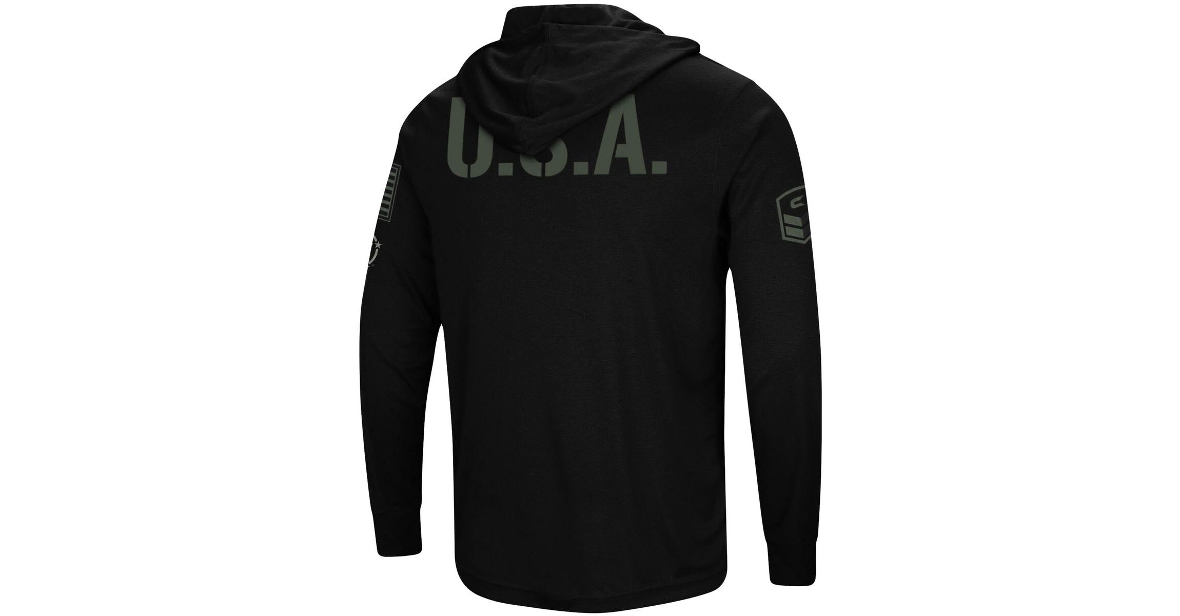 Gonzaga University Bulldogs NCAA Gonzaga Bulldogs OHT Military Appreciation Hoodie Long Sleeve T-Shirt