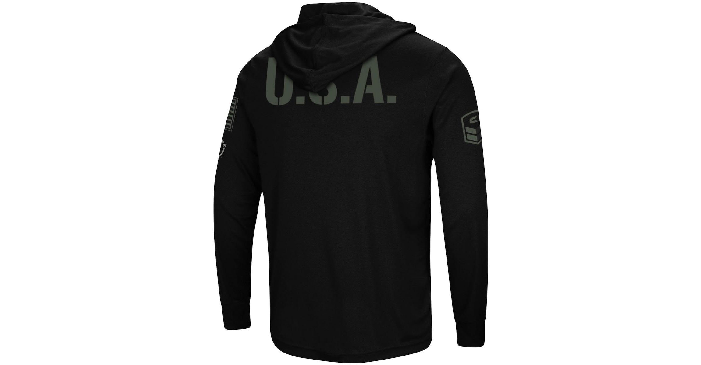 NCAA Utah Utes OHT Military Appreciation Hoodie Long Sleeve T-Shirt