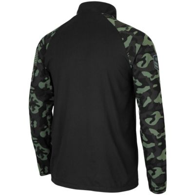 NCAA Arizona State Sun Devils OHT Military Appreciation Take Flight Raglan Quarter-Zip Jacket