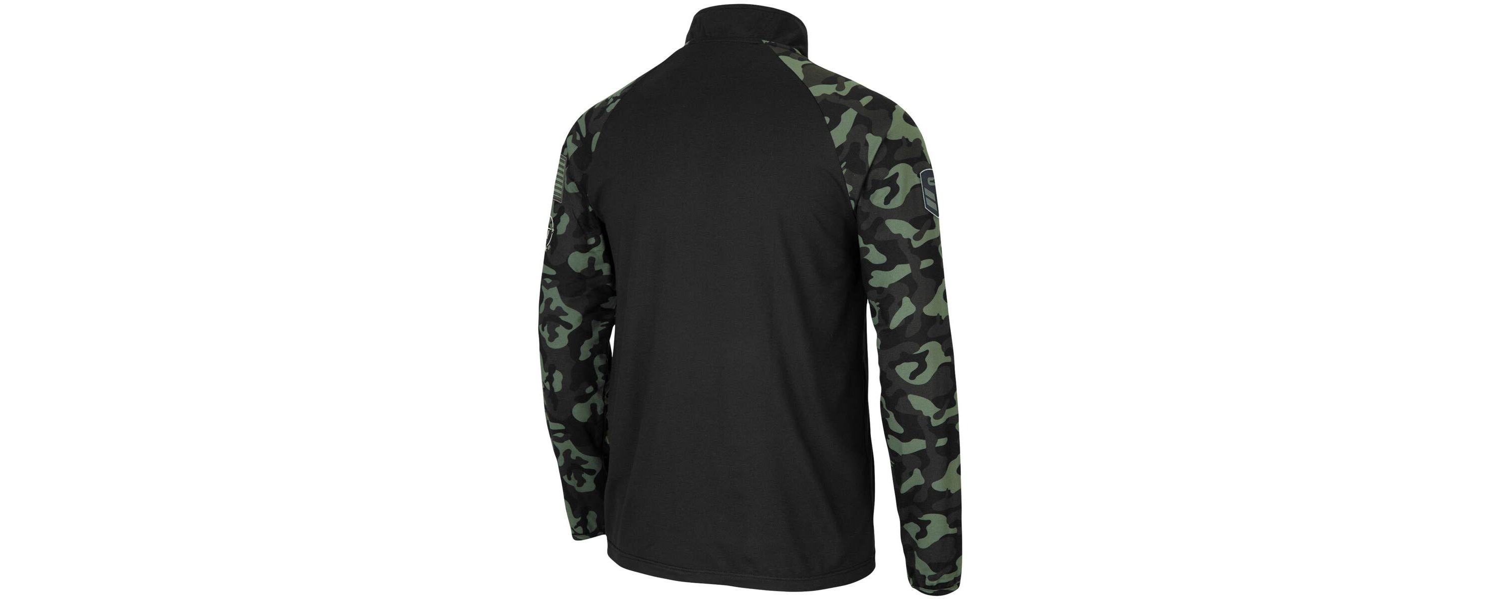 NCAA Iowa Hawkeyes OHT Military Appreciation Take Flight Raglan Quarter-Zip Jacket