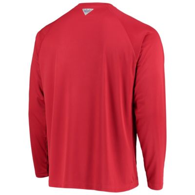 NCAA Ohio State Buckeyes Terminal Tackle Omni-Shade Raglan Long Sleeve T-Shirt