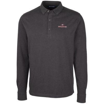 NCAA Georgia Bulldogs Advantage Long Sleeve Polo