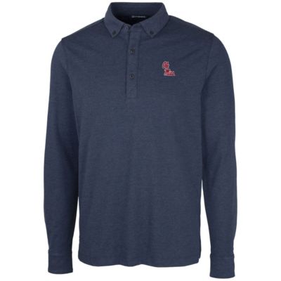 NCAA Ole Miss Rebels Advantage Long Sleeve Polo