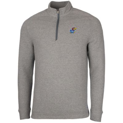 NCAA Kansas Jayhawks Coastal Half-Zip Pullover Jacket