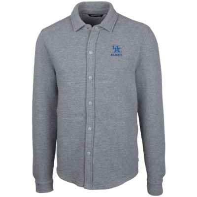 NCAA Kentucky Wildcats Coastal Button-Up Shirt Jacket