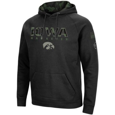 NCAA Iowa Hawkeyes OHT Military Appreciation Pullover Hoodie