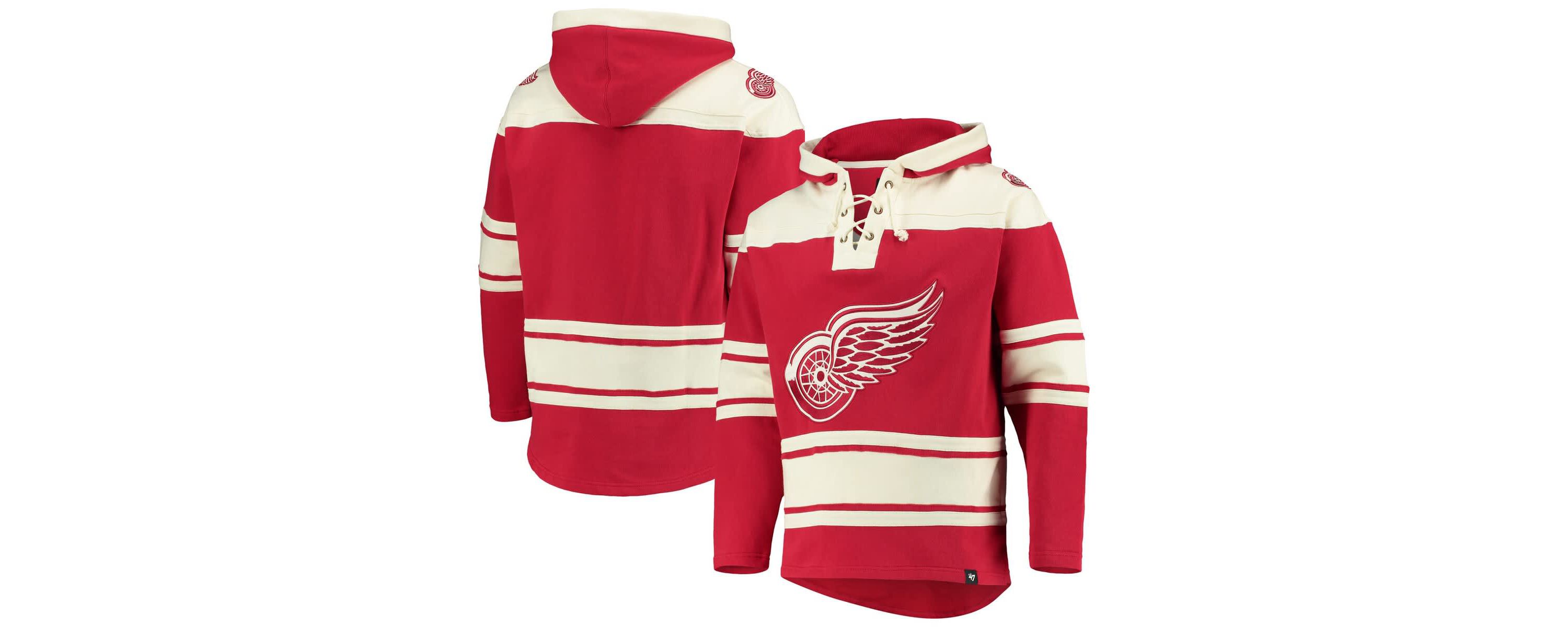 NHL Detroit Wings Superior Lacer Pullover Hoodie