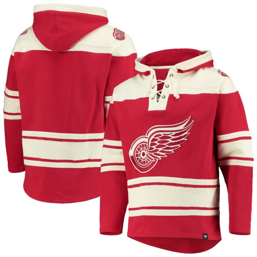 NHL Detroit Wings Superior Lacer Pullover Hoodie