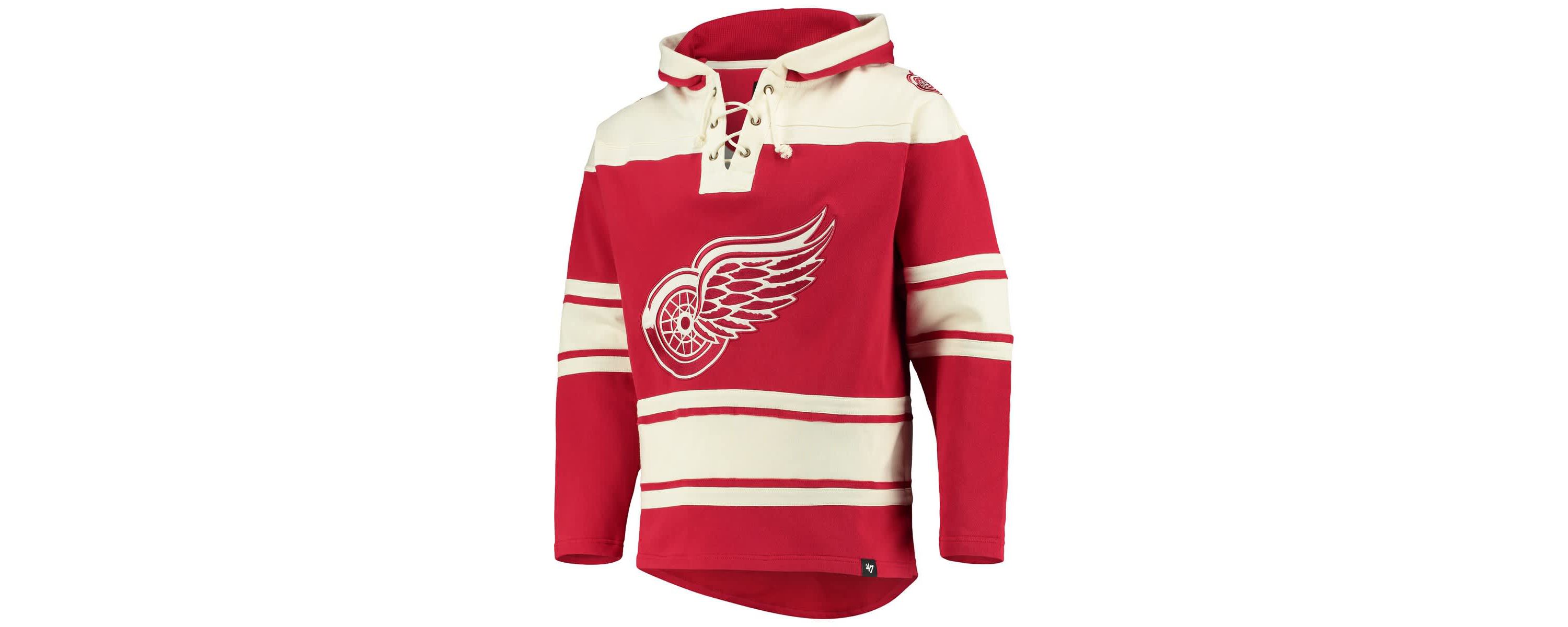 NHL Detroit Wings Superior Lacer Pullover Hoodie