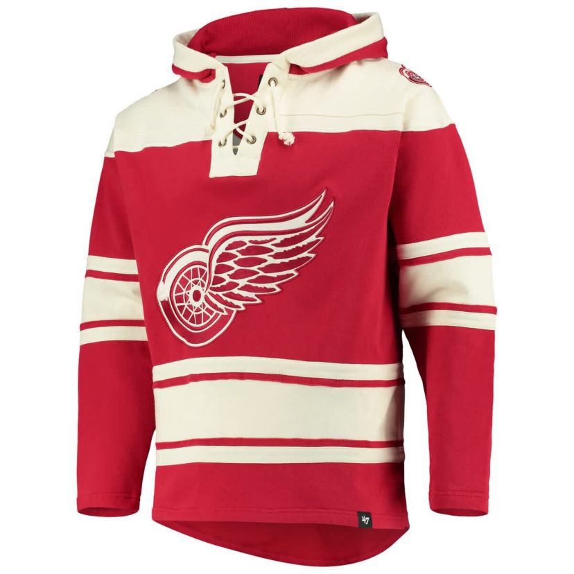 NHL Detroit Wings Superior Lacer Pullover Hoodie