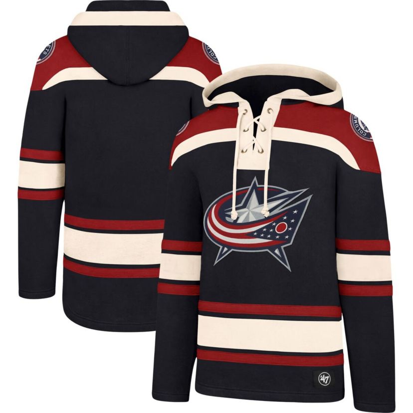 NHL Columbus Jackets Superior Lacer Pullover Hoodie