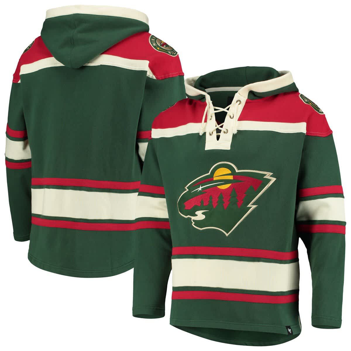 NHL Minnesota Wild Superior Lacer Pullover Hoodie