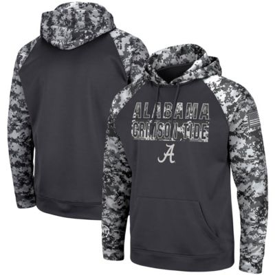 Alabama Crimson Tide NCAA Alabama Tide OHT Military Appreciation Digital Pullover Hoodie