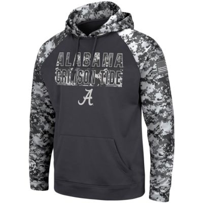 Alabama Crimson Tide NCAA Alabama Tide OHT Military Appreciation Digital Pullover Hoodie