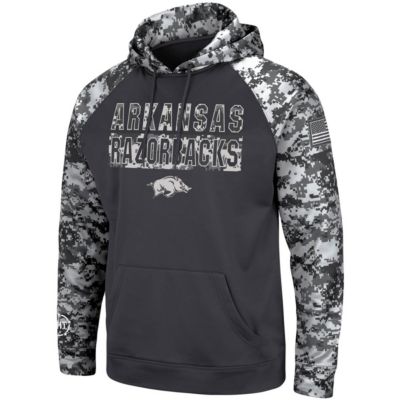 NCAA Arkansas Razorbacks OHT Military Appreciation Digital Pullover Hoodie