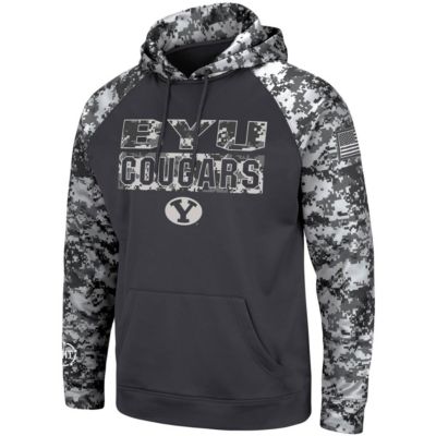 NCAA BYU Cougars OHT Military Appreciation Digital Pullover Hoodie