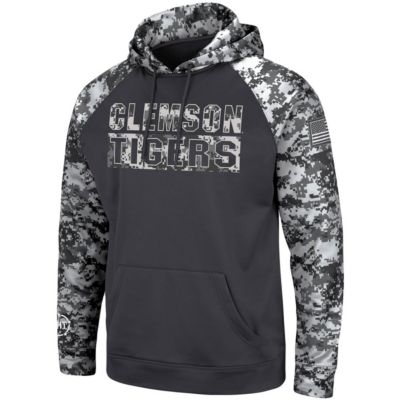 NCAA Clemson Tigers OHT Military Appreciation Digital Pullover Hoodie