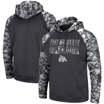NCAA Fresno State Bulldogs OHT Military Appreciation Digital Pullover Hoodie