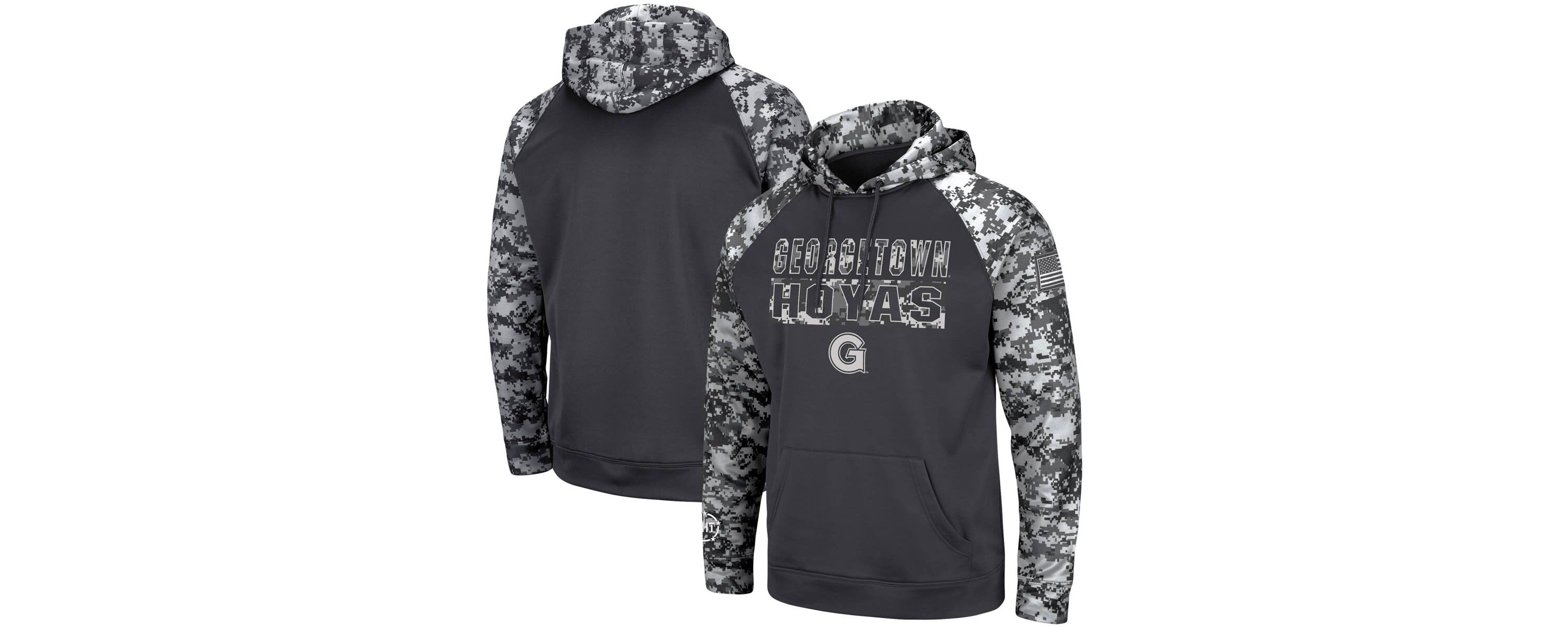 NCAA Georgetown Hoyas OHT Military Appreciation Digital Pullover Hoodie