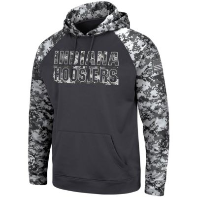 NCAA Indiana Hoosiers OHT Military Appreciation Digital Pullover Hoodie