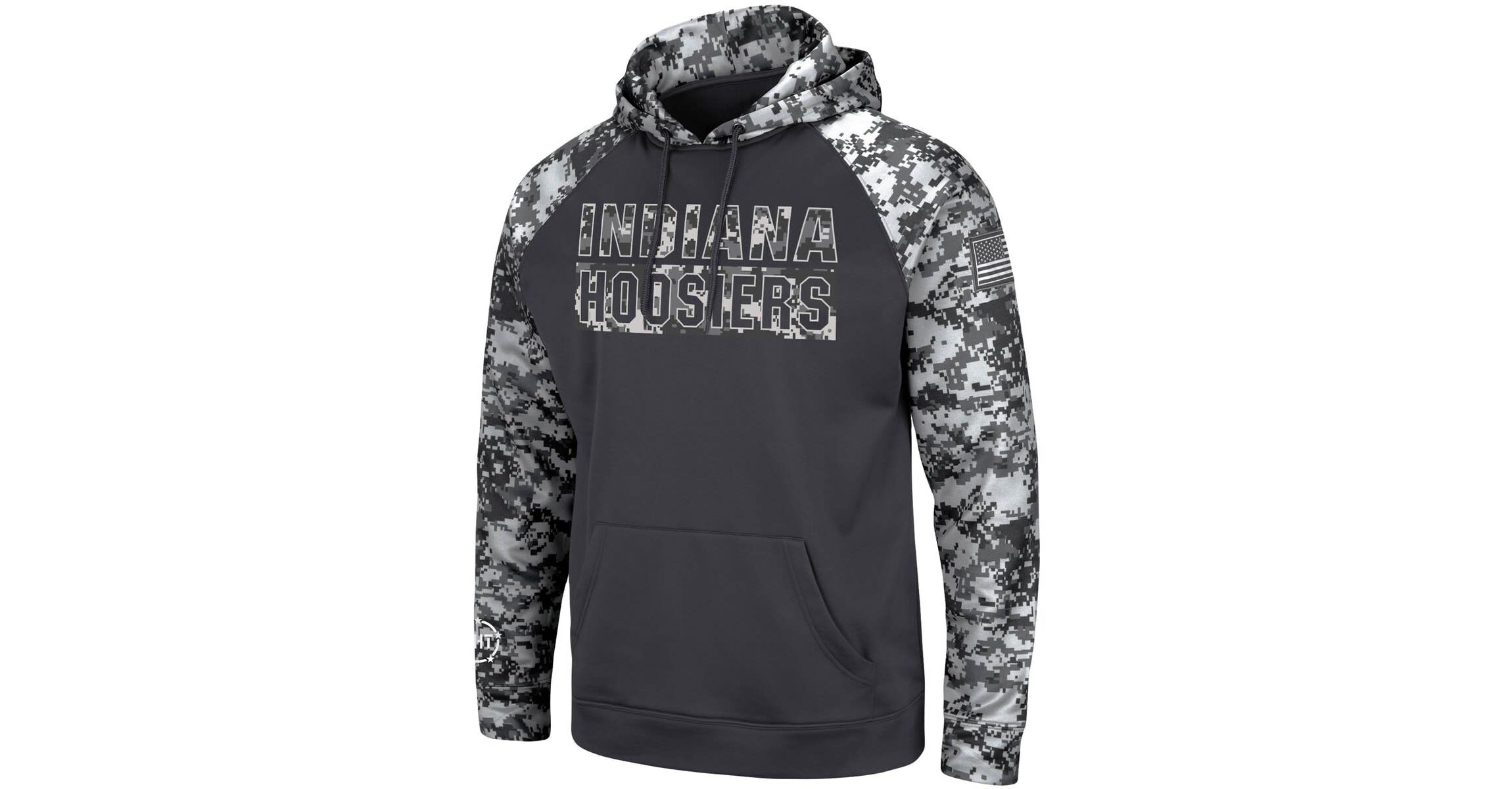 NCAA Indiana Hoosiers OHT Military Appreciation Digital Pullover Hoodie