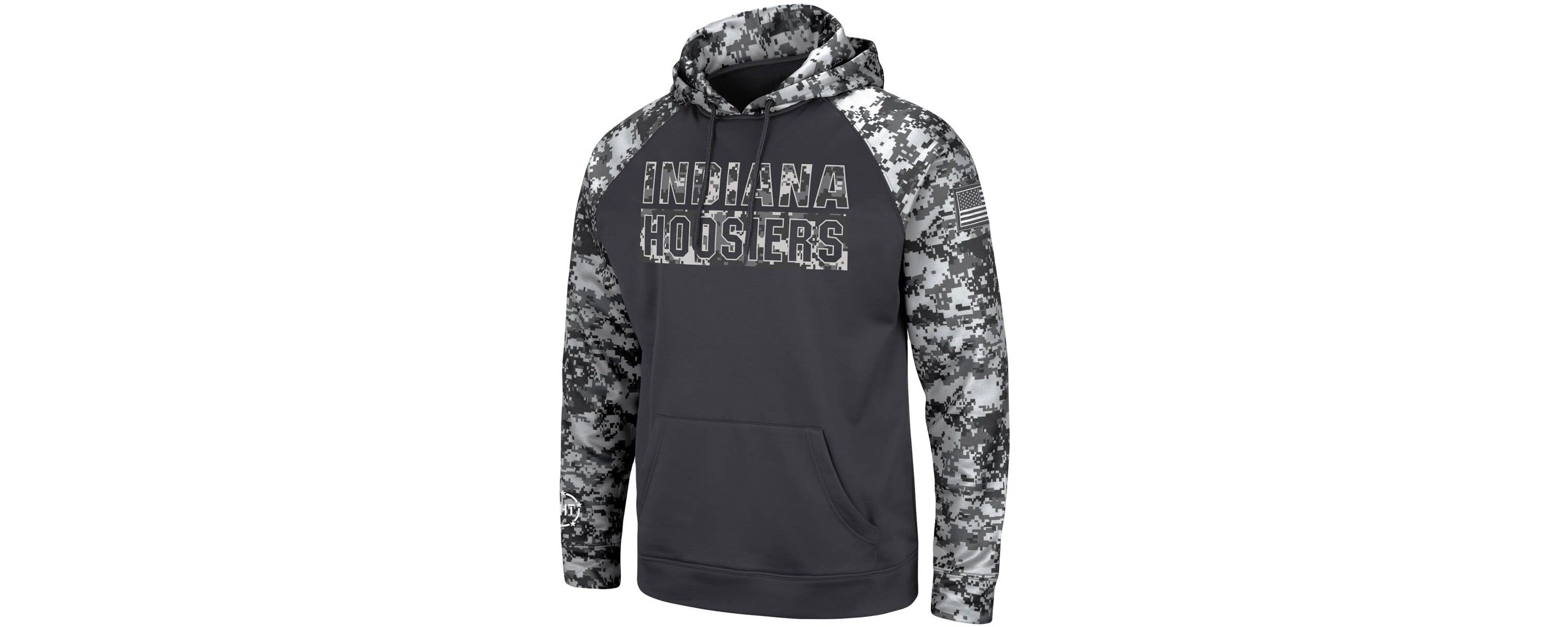 NCAA Indiana Hoosiers OHT Military Appreciation Digital Pullover Hoodie