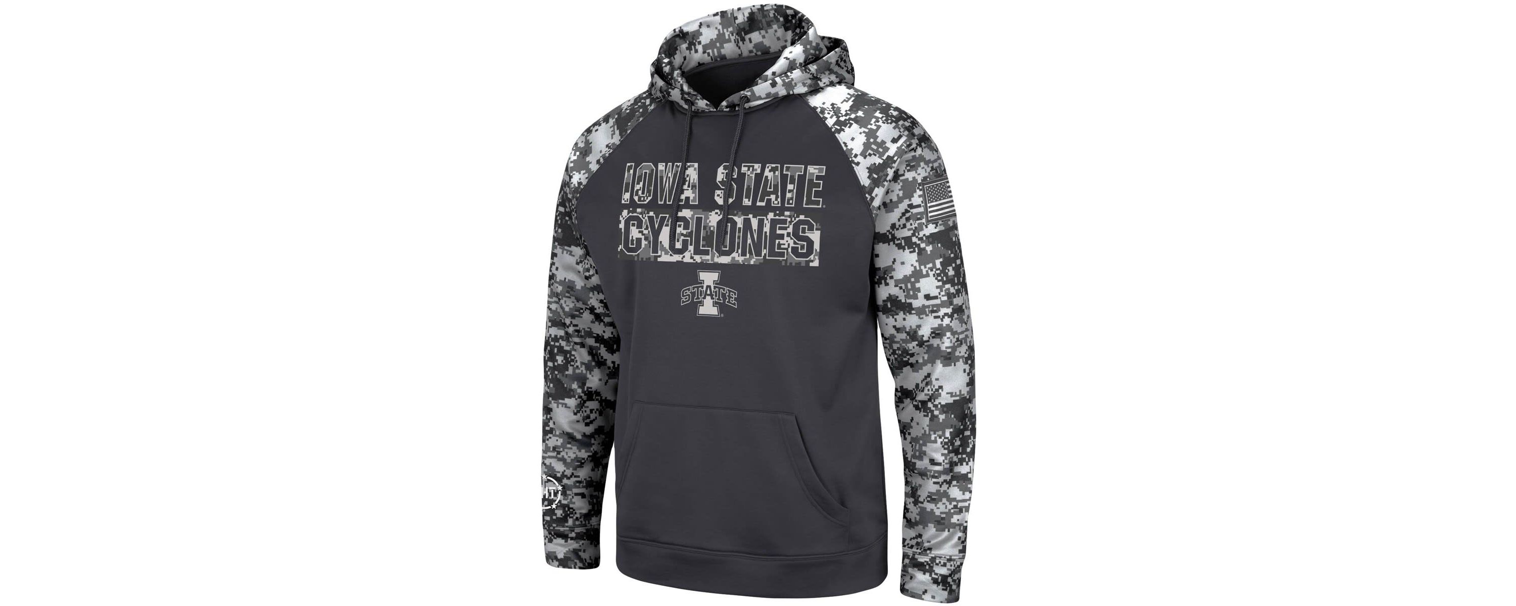 NCAA Iowa State Cyclones OHT Military Appreciation Digital Pullover Hoodie