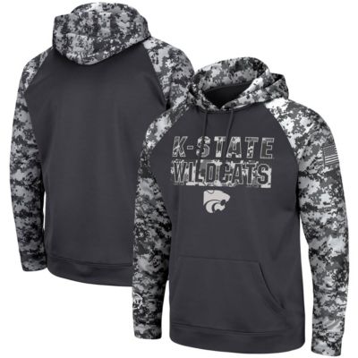 NCAA Kansas State Wildcats OHT Military Appreciation Digital Pullover Hoodie