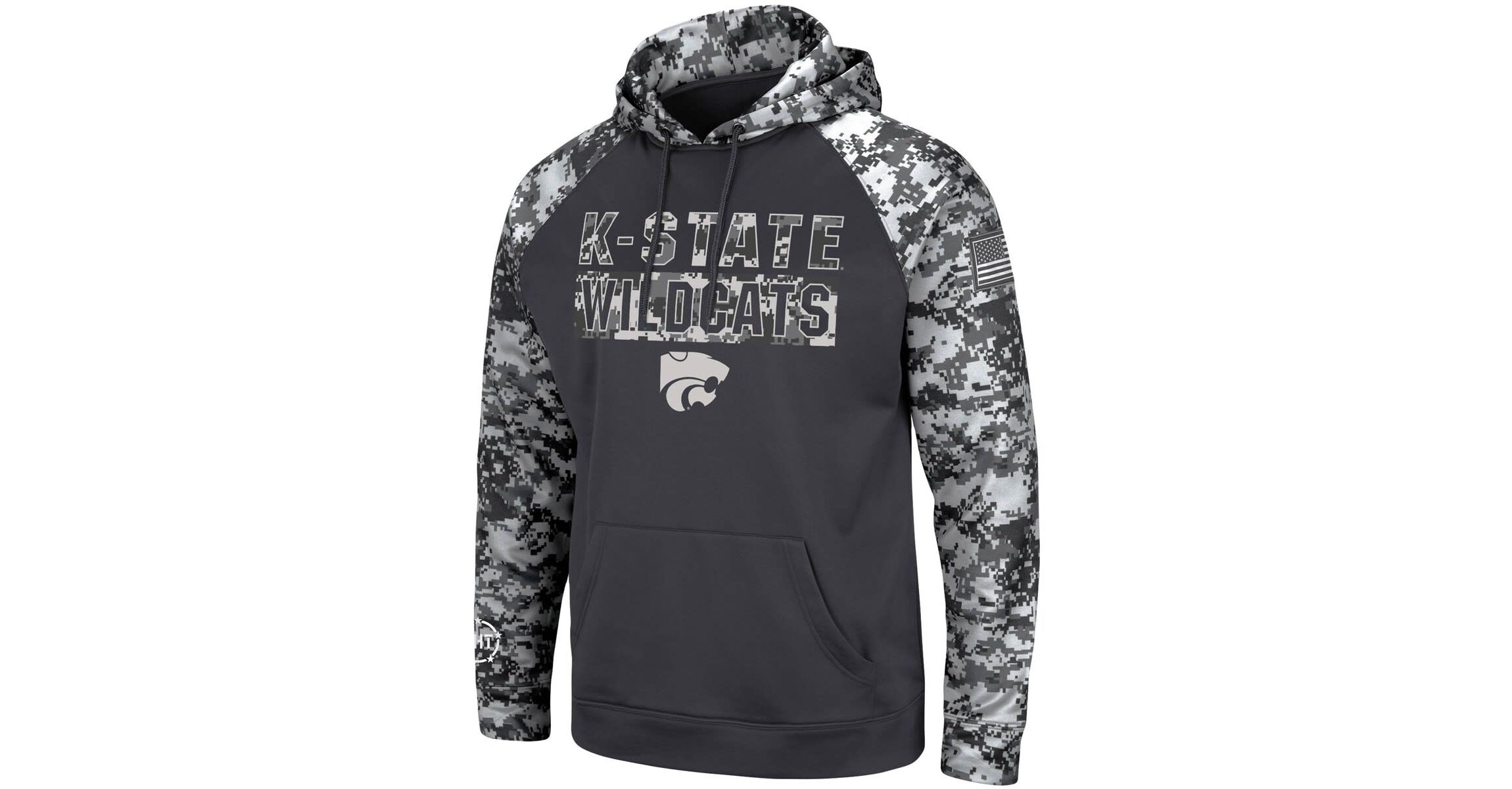 NCAA Kansas State Wildcats OHT Military Appreciation Digital Pullover Hoodie