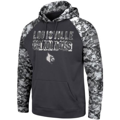 NCAA Louisville Cardinals OHT Military Appreciation Digital Pullover Hoodie