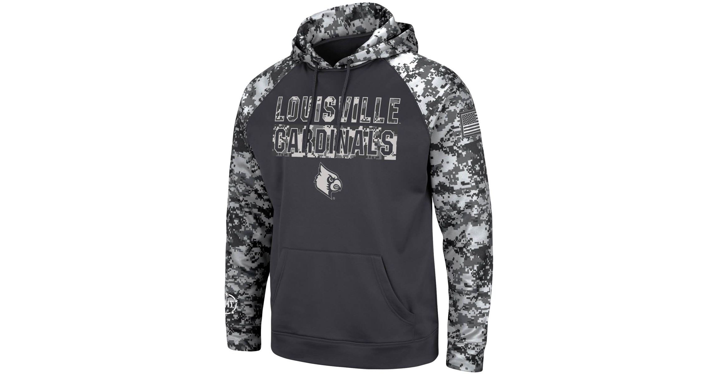 NCAA Louisville Cardinals OHT Military Appreciation Digital Pullover Hoodie