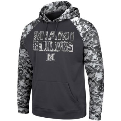 Miami (OH) RedHawks NCAA University OHT Military Appreciation Digital Pullover Hoodie