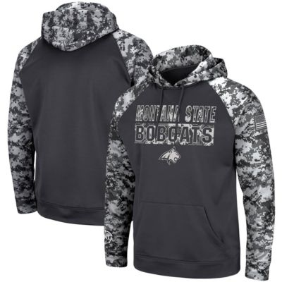 NCAA Montana State Bobcats OHT Military Appreciation Digital Pullover Hoodie