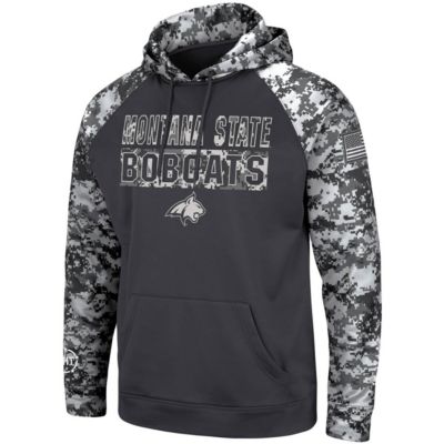 NCAA Montana State Bobcats OHT Military Appreciation Digital Pullover Hoodie