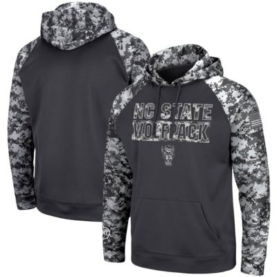 NCAA NC State Wolfpack OHT Military Appreciation Digital Pullover Hoodie