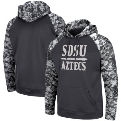 NCAA San Diego State Aztecs OHT Military Appreciation Digital Pullover Hoodie