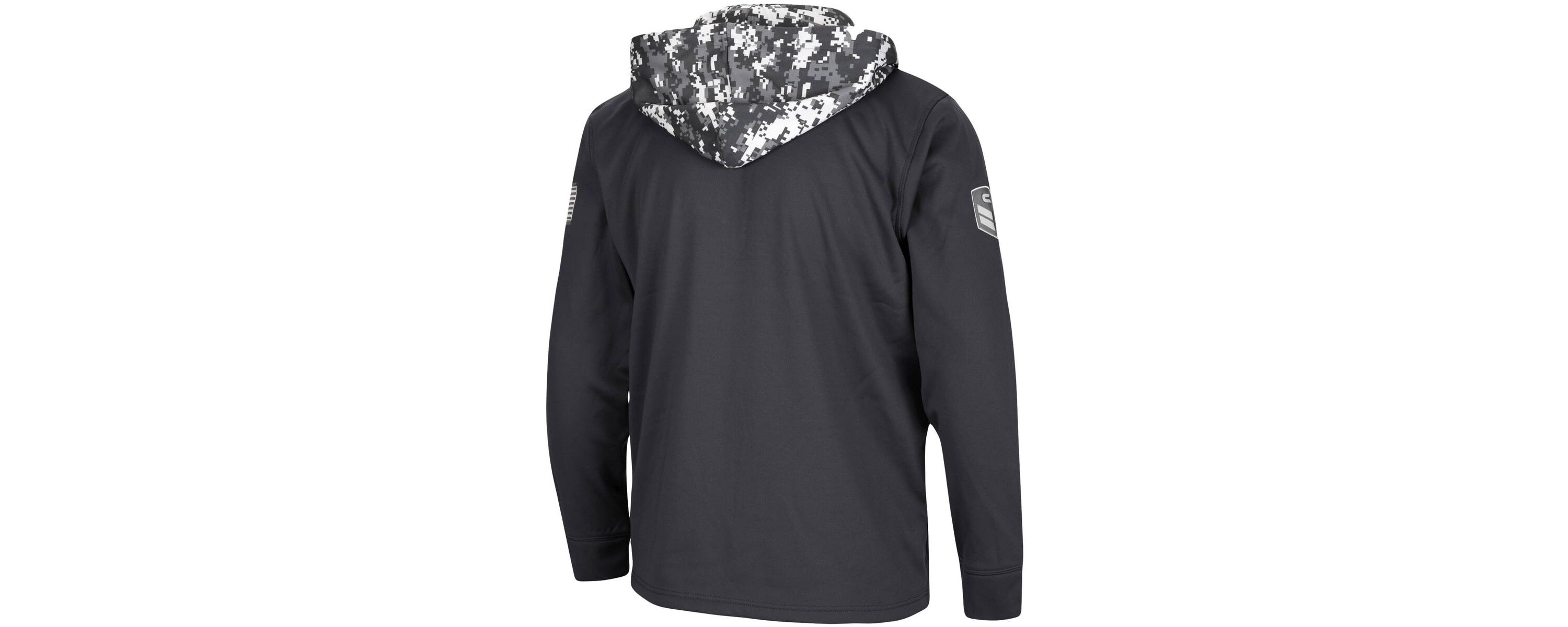 NCAA Michigan State Spartans OHT Military Appreciation Digi Quarter-Zip Hoodie
