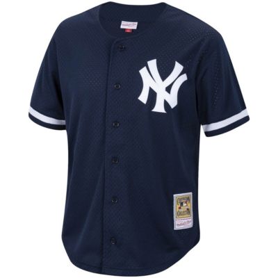 MLB Reggie Jackson New York Yankees Cooperstown Collection Mesh Batting Practice Button-Up Jersey