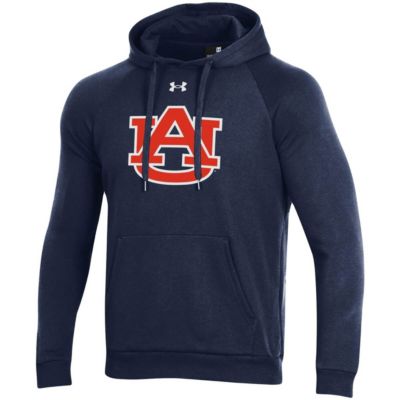 NCAA Under Armour Auburn Tigers Primary School Logo All Day Raglan Pullover Hoodie