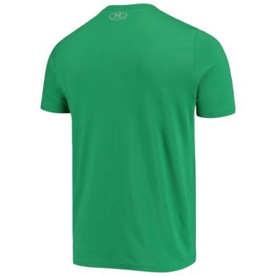 NCAA Under Armour Kelly Notre Dame Fighting Irish School Logo Performance Cotton T-Shirt