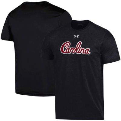 NCAA Under Armour South Carolina Gamecocks School Logo Wordmark Performance Cotton T-Shirt