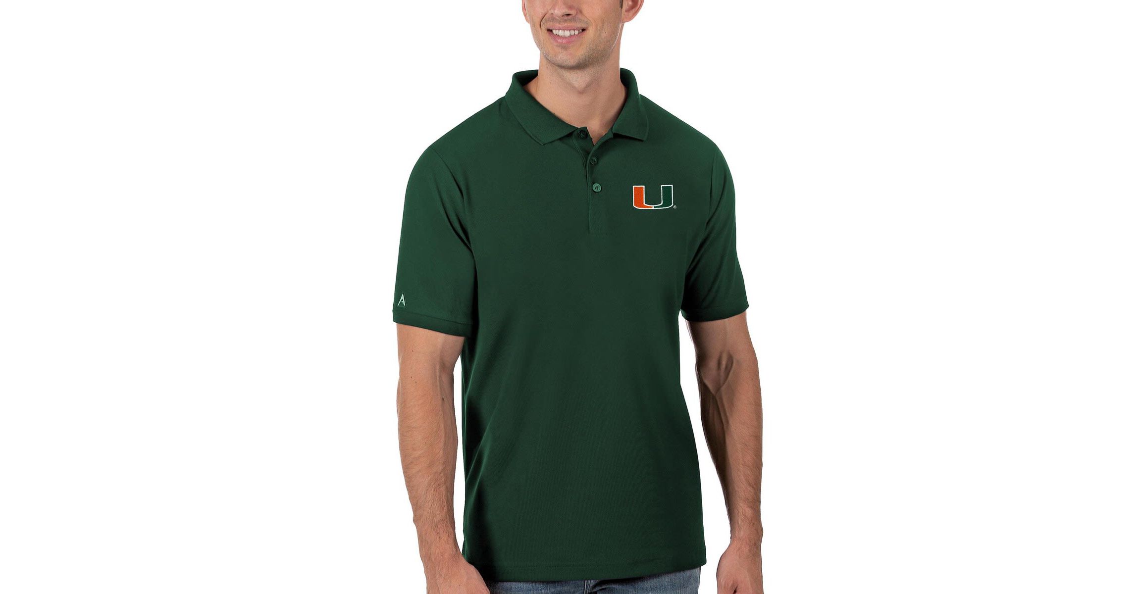 Miami (FL) Hurricanes NCAA Miami Hurricanes Legacy Pique Polo