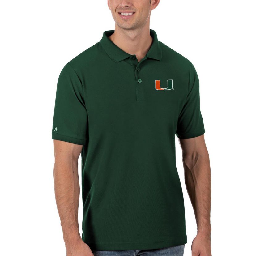 Miami (FL) Hurricanes NCAA Miami Hurricanes Legacy Pique Polo