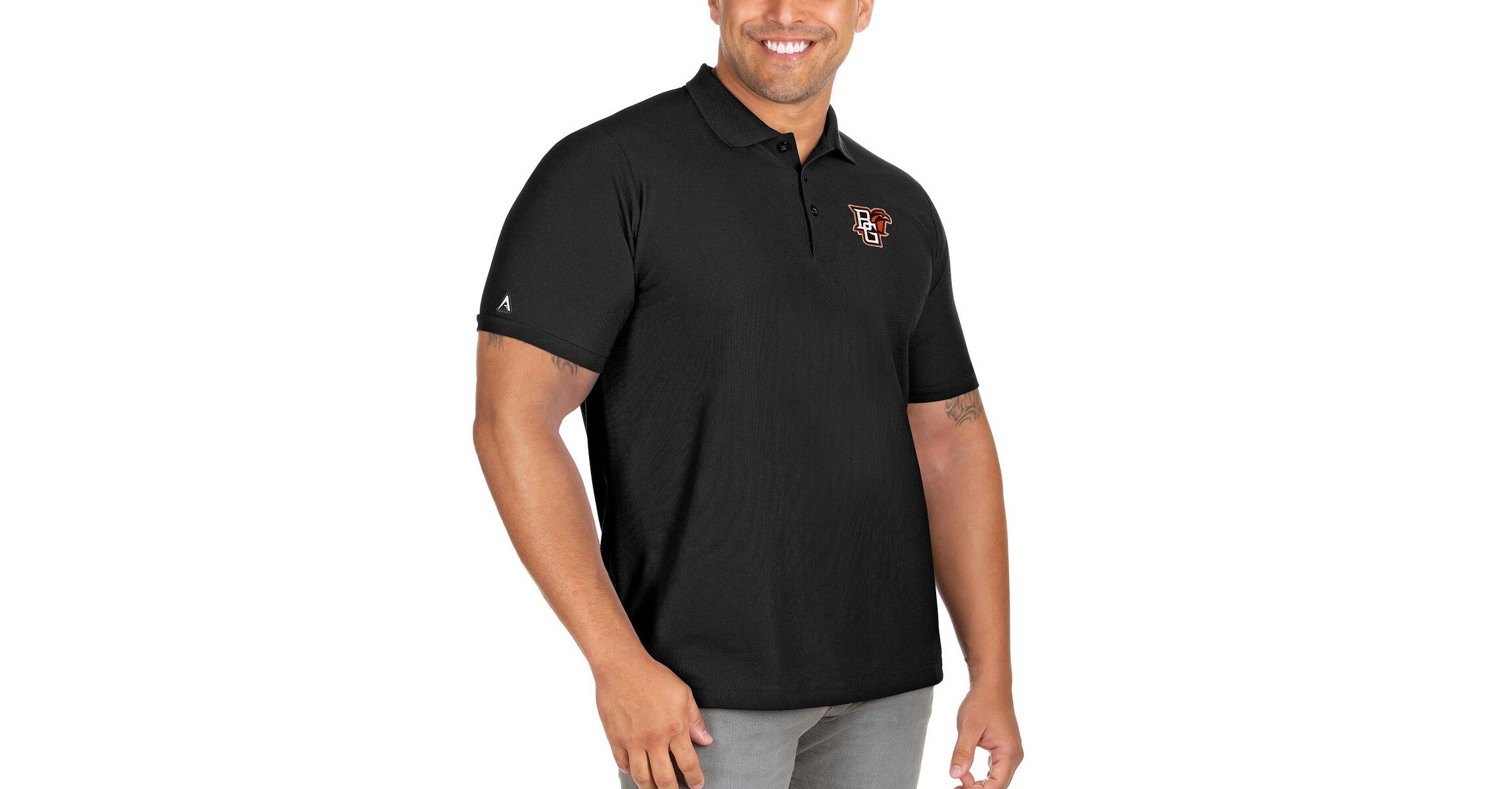 Bowling Green Falcons NCAA Bowling St. Falcons Big & Tall Legacy Pique Polo