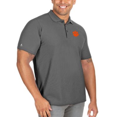 NCAA Clemson Tigers Big & Tall Legacy Pique Polo